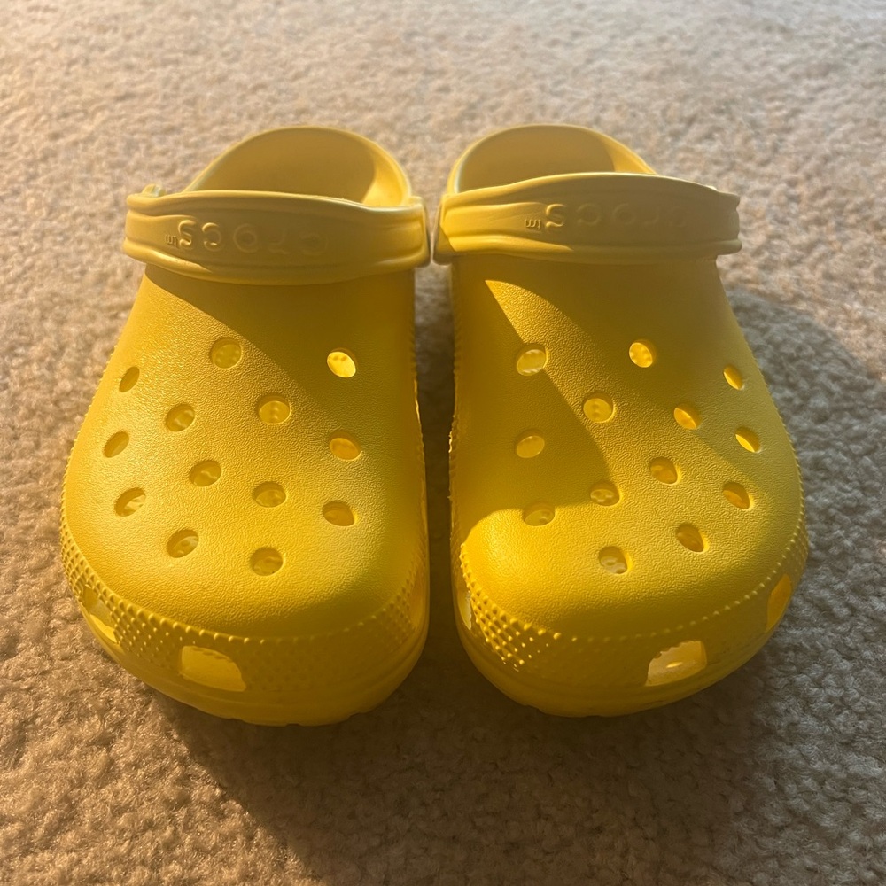 Yellow Crocs